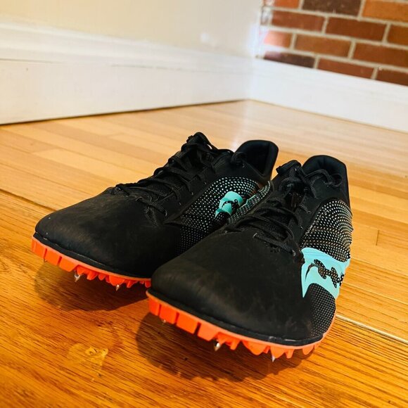 Size 11 - Saucony Men's Spitfire 5 Track & Field Spikes Sprinting Shoes Sneakers - Picture 15 of 16